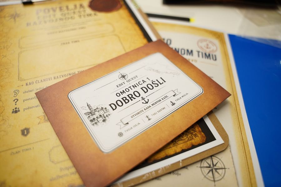 Omotnica 1, Dobro došli, EDIT Quest